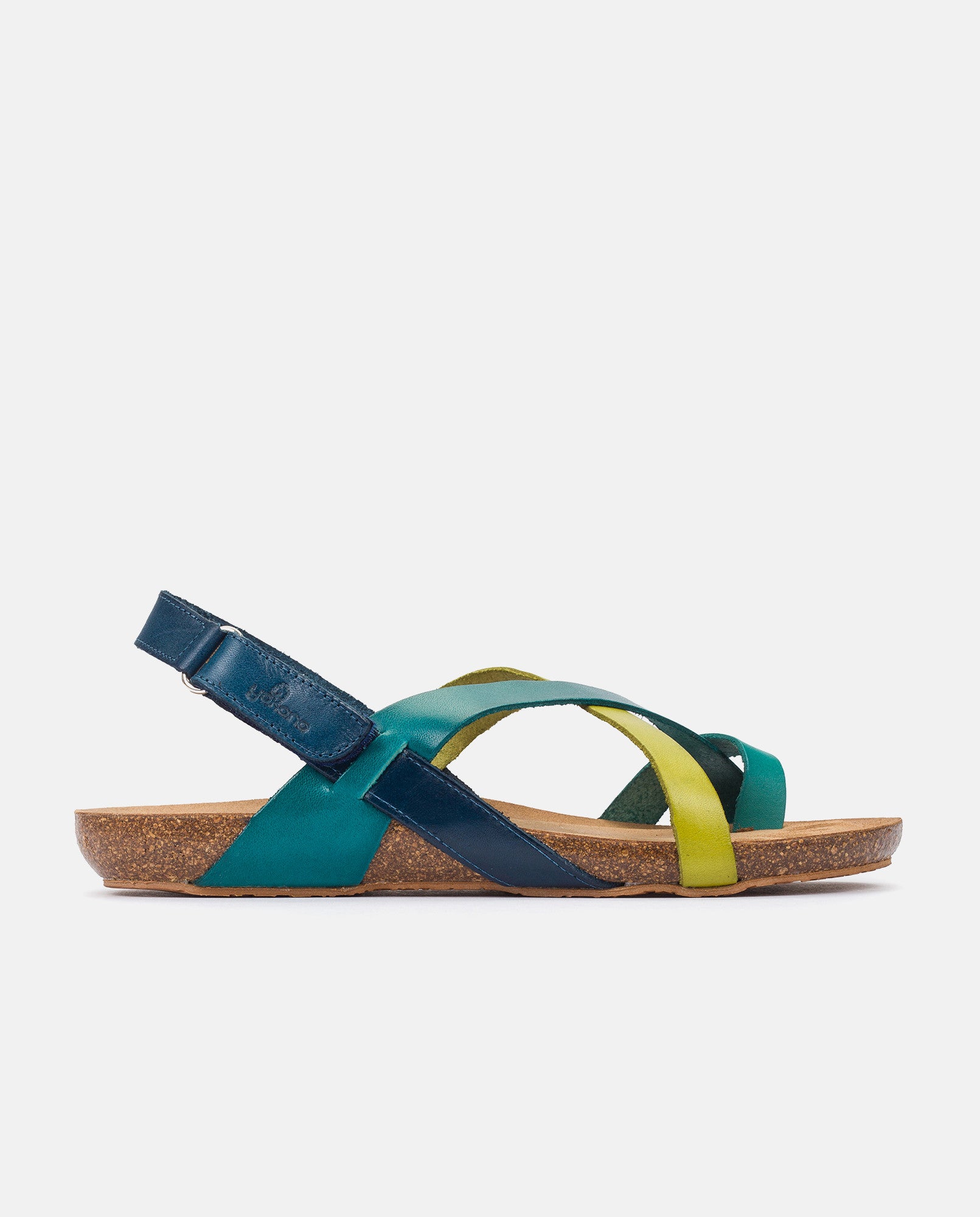 Ibiza 718 blue flat sandal Yokono