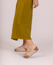 Sandale à plateforme WIWI-003 beige