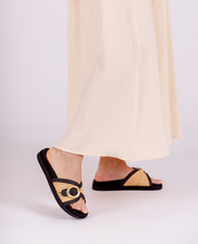 Flache Sandale MORENA-305 beige
