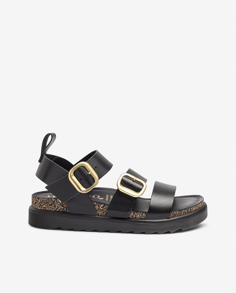 Platform sandal TUNEZ-127 black