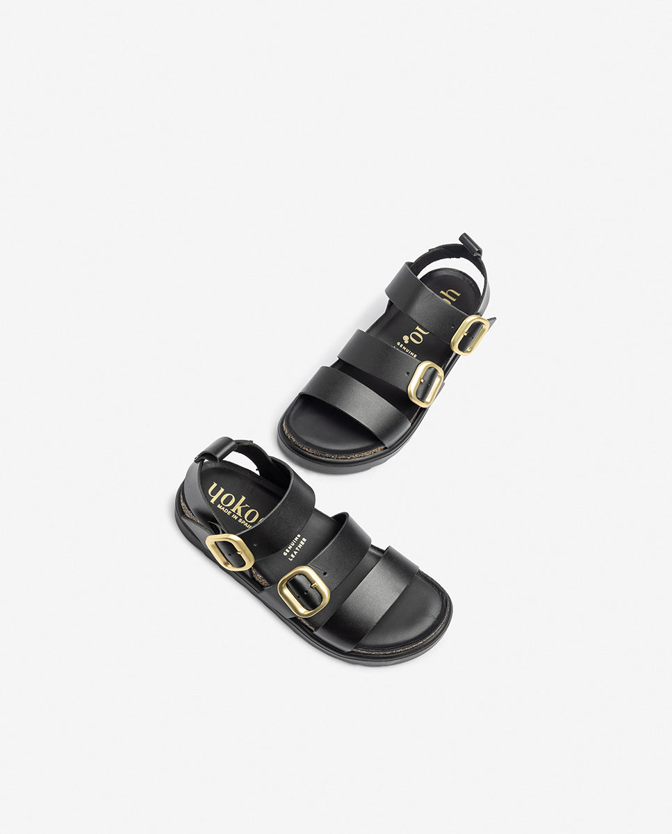 Platform sandal TUNEZ-127 black