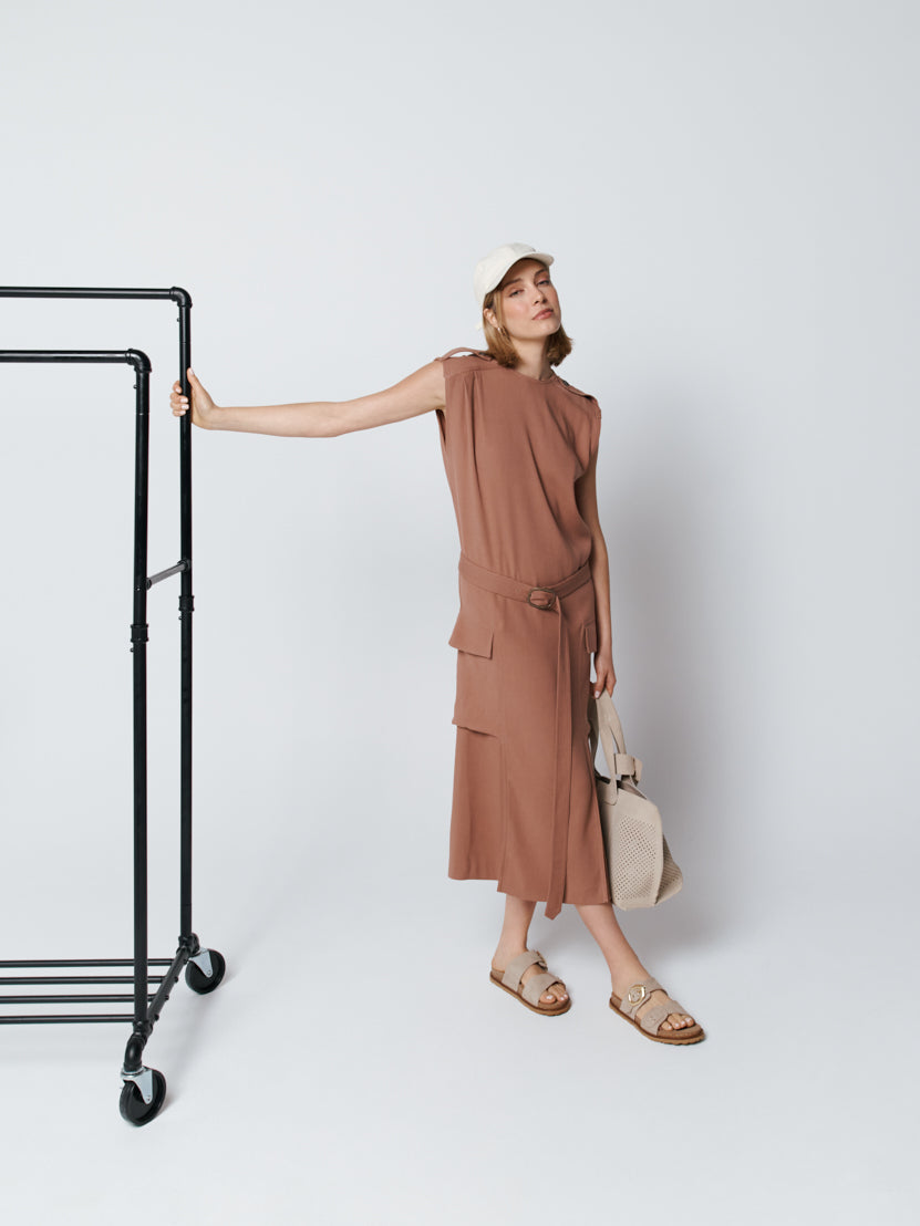 Sandalo basso BOLUS-254 beige