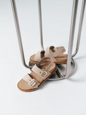 Sandale plate BOLUS-252 beige