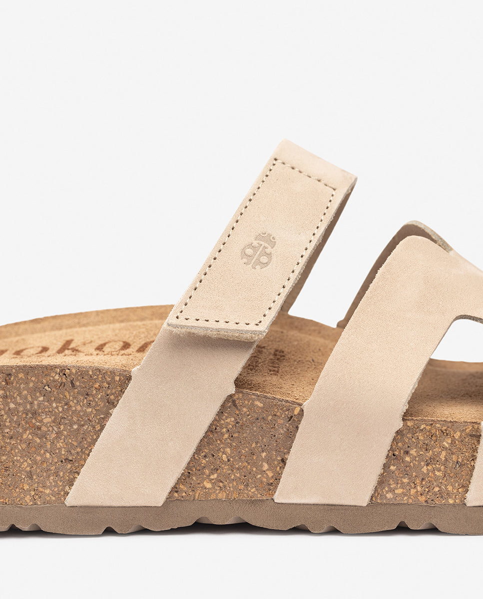 Plateausandale WIWI-125 beige