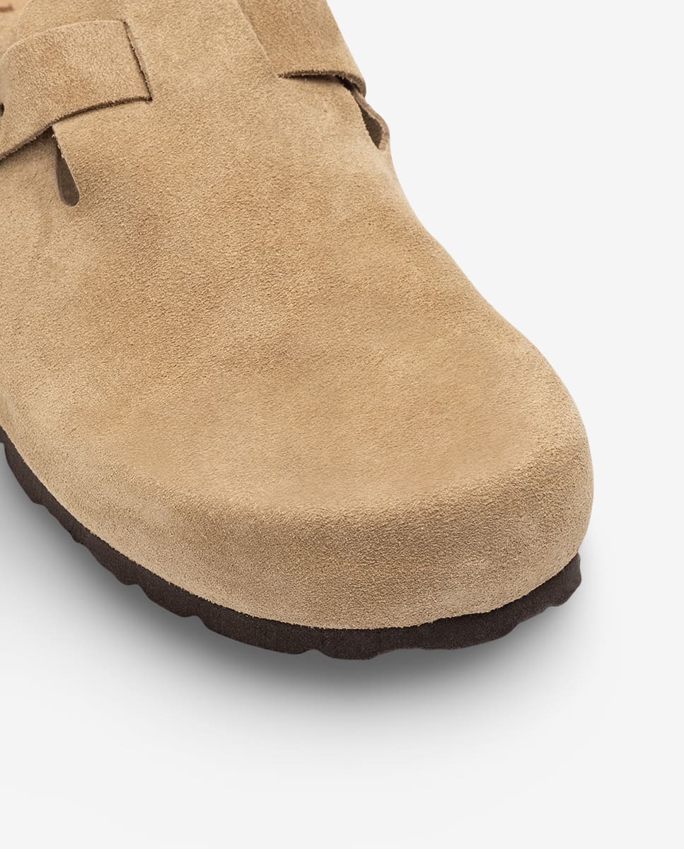 Scarpa piatta  ZUECO-559 beige