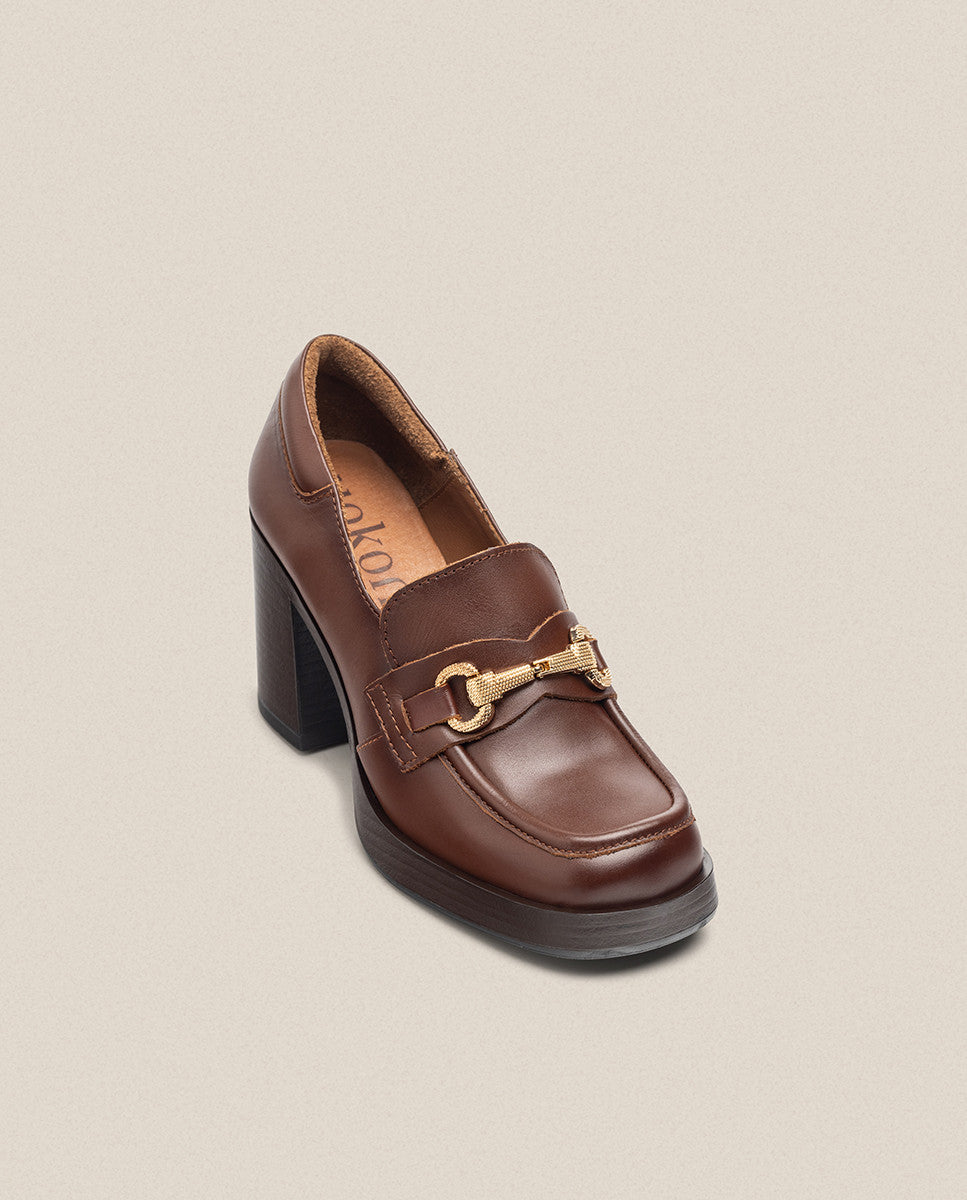 KOLIN 011 MARRON · Zapato de tacón – Yokono