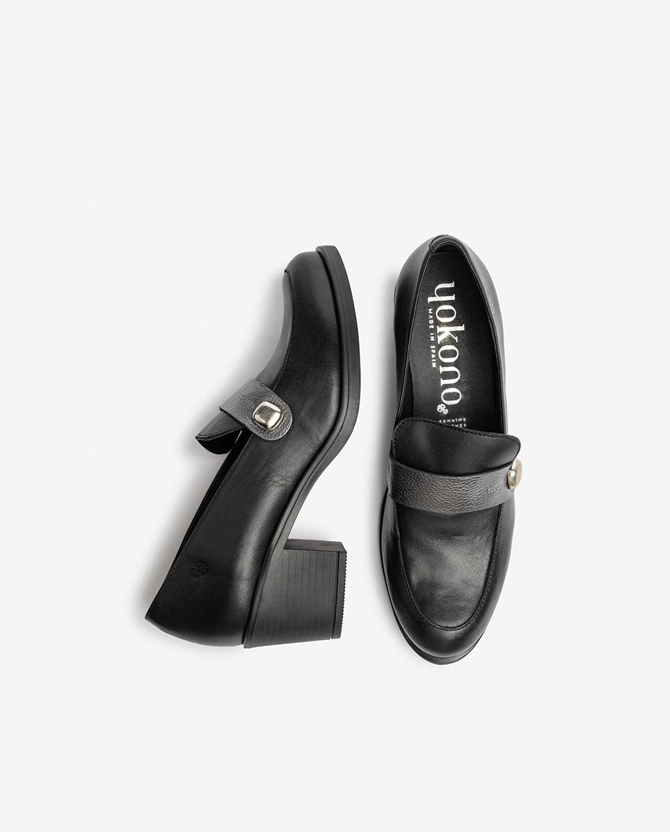 Zapato de tacón LILLE-100 negro – Yokono